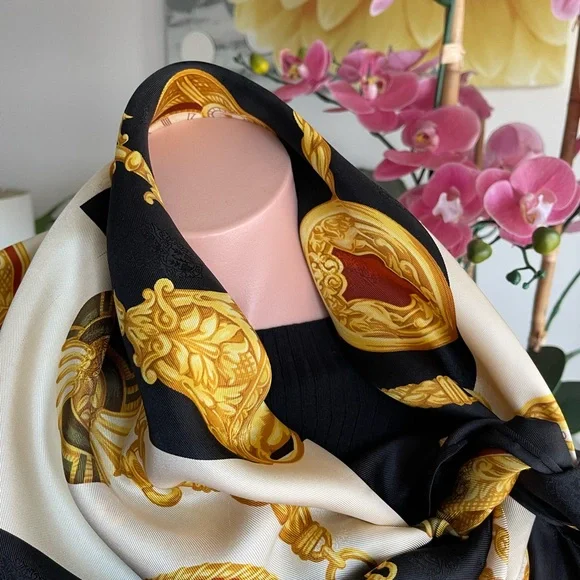 DAKS London Silk Scarf.